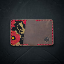 Load image into Gallery viewer, Aloha Poppies of War Leather Wallet