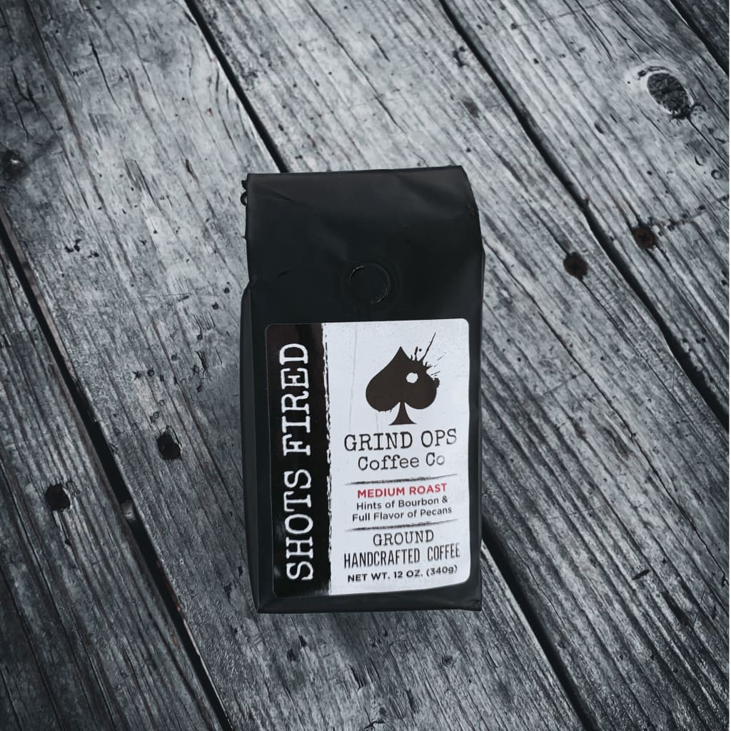 SHOTS FIRED - BOURBON/PECAN Grind Ops Coffee Co