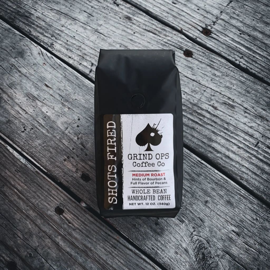 SHOTS FIRED - BOURBON/PECAN Grind Ops Coffee Co